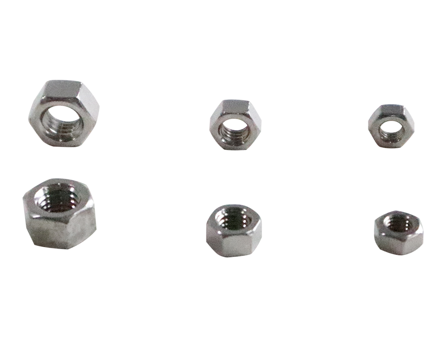 Porcas hexagonais de aço inoxidável